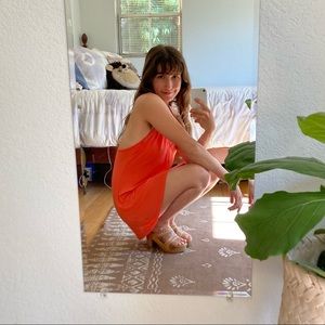 Flowy, orange dress🍊